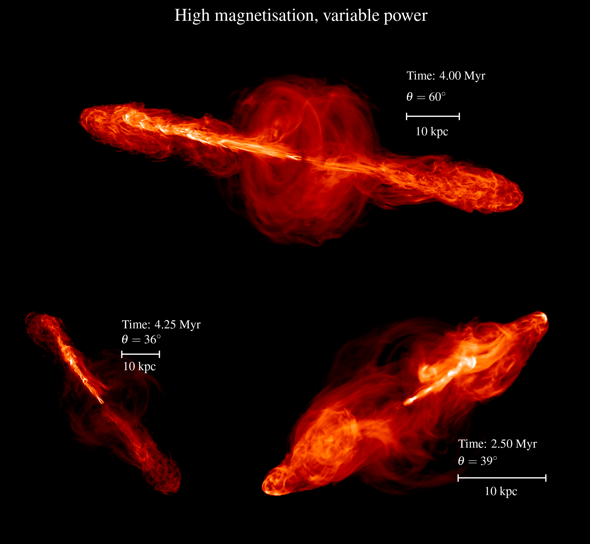 Simulated radio image examples